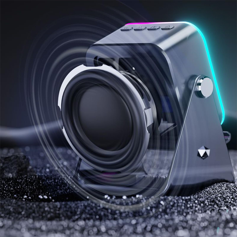 5-in-1 kabelloser Induktions-Bluetooth-Lautsprecher mit verstellbarer Handyhalterung