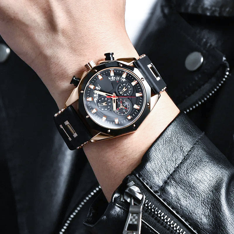 🔥Heißer Verkauf🔥Quarz-Businessuhr mit großem Zifferblatt und Kalender