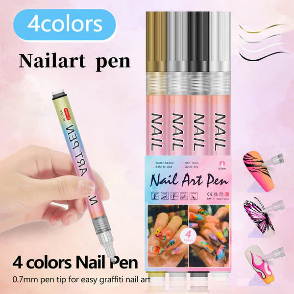Professionelles Nagelkunst-Stift-Set mit 12 Farben