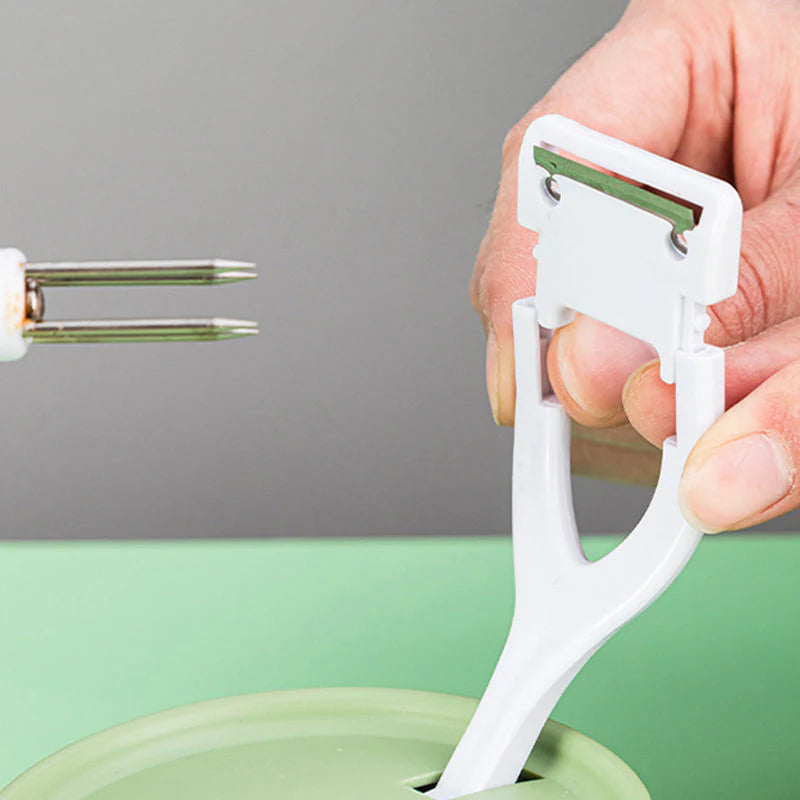 ⏳Zeitlich begrenztes Sonderangebot⏰Obstschäler mit Kurbel🍎🥝🔪