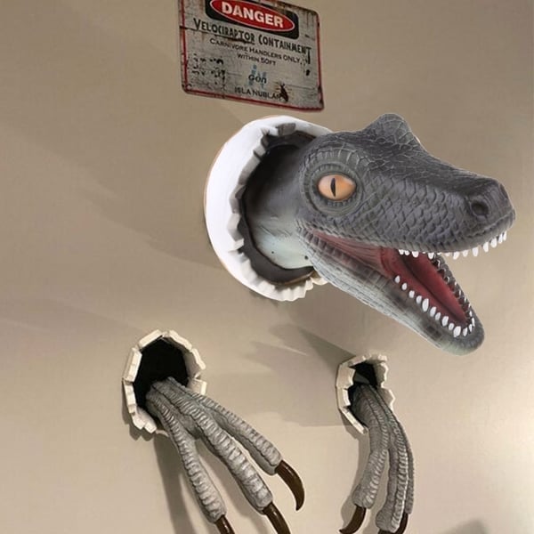 🎉3D-Wanddekoration mit Dinosauriermotiv🦖