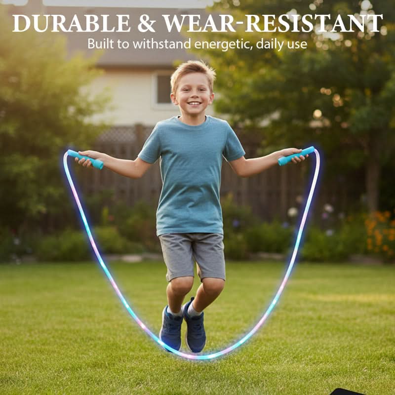 🎉 Neujahrsangebot – 50 % RABATT! ✨ LED-Springseil für Kinder – Spielen mit Stil und magischer Lichtshow! 💡