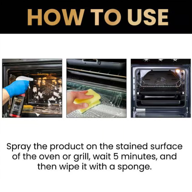 ✨ Ofen- und Grillreinigungsspray – löst Fett in 5 Minuten, kein Schrubben nötig, entfernt Gerüche 🔥