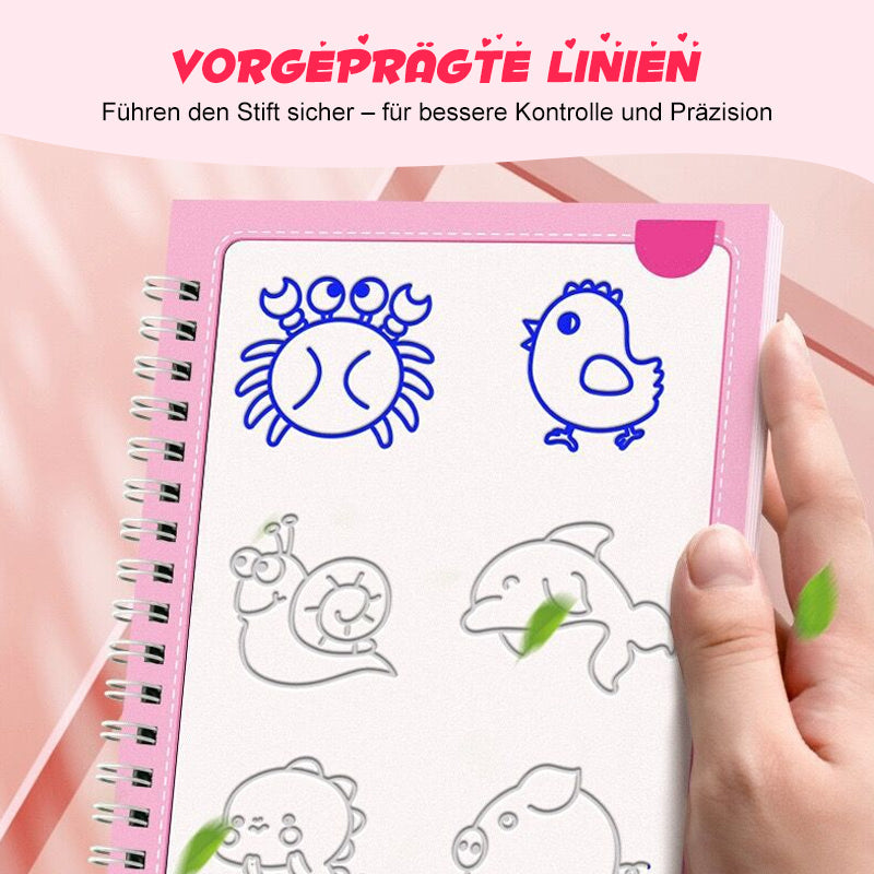 Zeichnungsbücher mit Wachstumslinien für Kinder