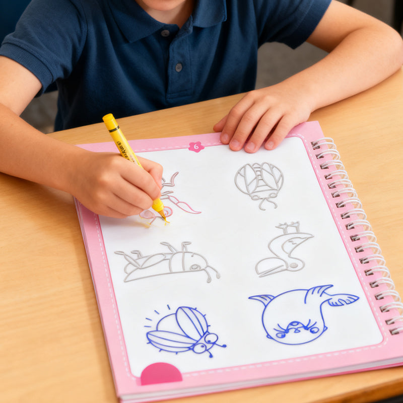 Zeichnungsbücher mit Wachstumslinien für Kinder