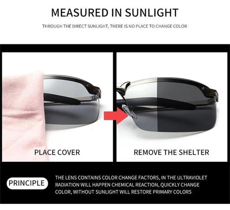🕶️2026 Photochrome Sonnenbrille mit entspiegelten, polarisierten Gläsern