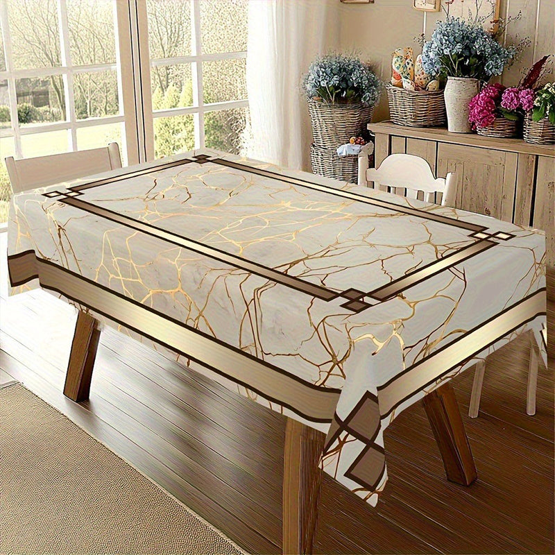 ⏳Zeitlich begrenztes Sonderangebot⏰Wasserdichte Tischdecke mit Marmorprint🌩️
