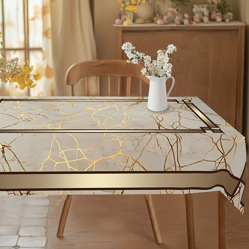 ⏳Zeitlich begrenztes Sonderangebot⏰Wasserdichte Tischdecke mit Marmorprint🌩️