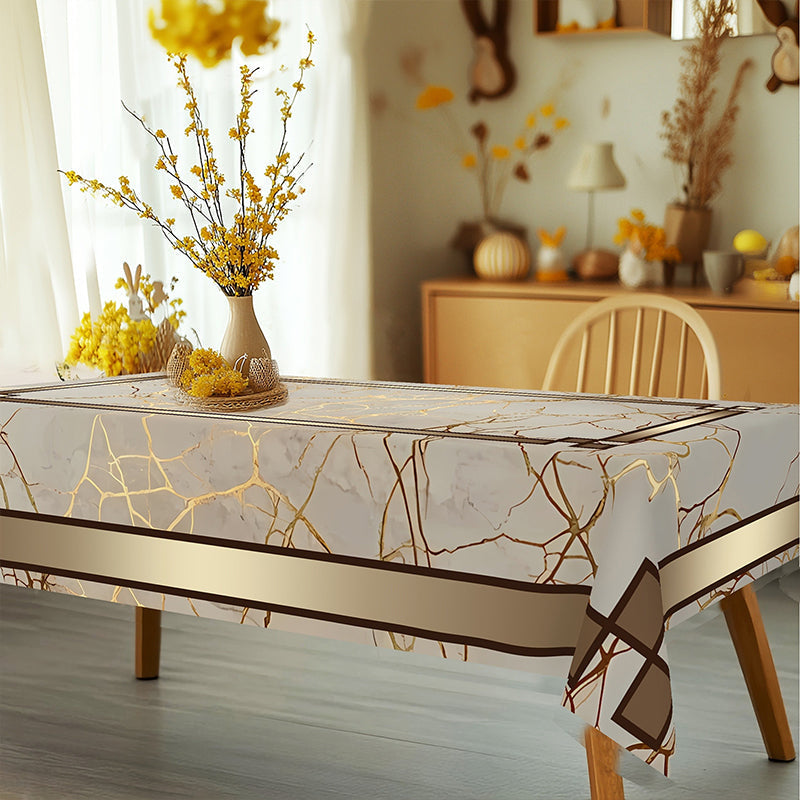 ⏳Zeitlich begrenztes Sonderangebot⏰Wasserdichte Tischdecke mit Marmorprint🌩️