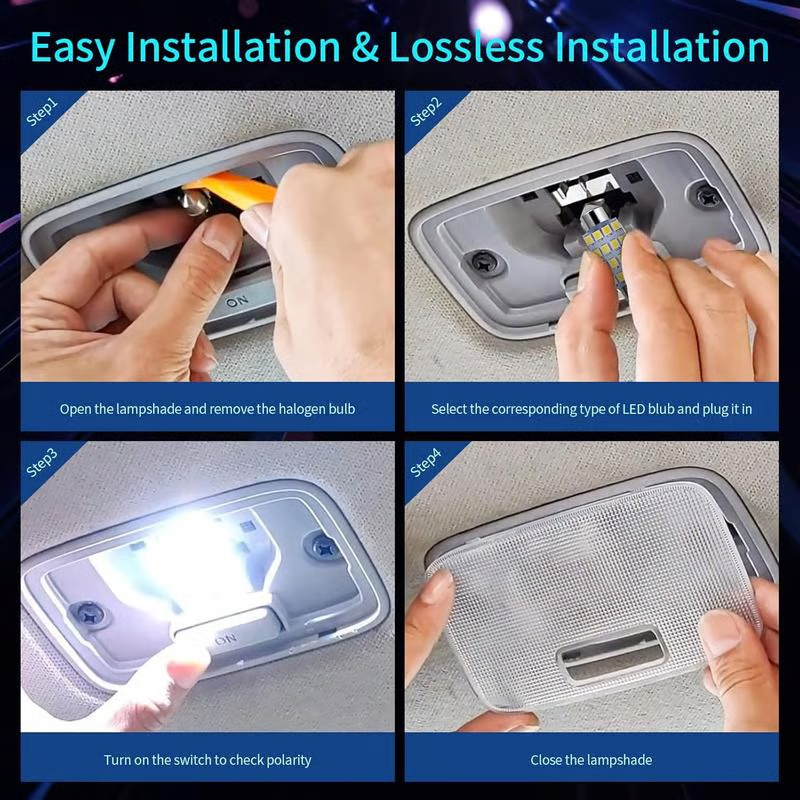 💡42-teiliges Superhelles LED Auto-Innenraumbeleuchtungs-Set – Plug & Play Upgrade für dein Auto ✨
