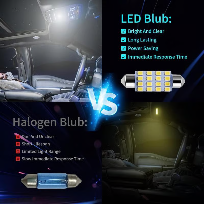 💡42-teiliges Superhelles LED Auto-Innenraumbeleuchtungs-Set – Plug & Play Upgrade für dein Auto ✨