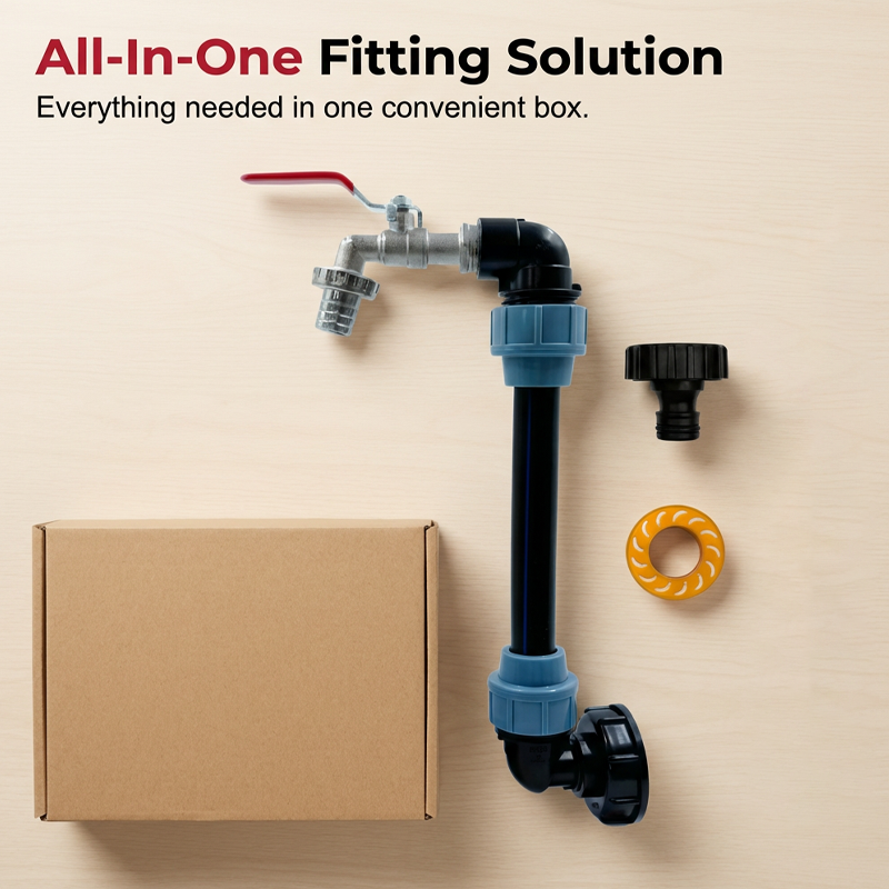🛠️ 💧 IBC Tank Anschlussset Komplett – Hahn, Ventile, Adapter & Dichtungen – Dicht, langlebig & sofort montierbar ✨