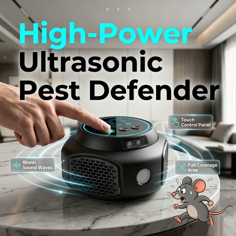 ⚡【Leistungsstarker Ultraschall-Schädlingsvertreiber】 – Ratten und Kakerlaken verschwinden von selbst – ganz ohne Chemikalien und ohne sie zu töten! 🚫🐭
