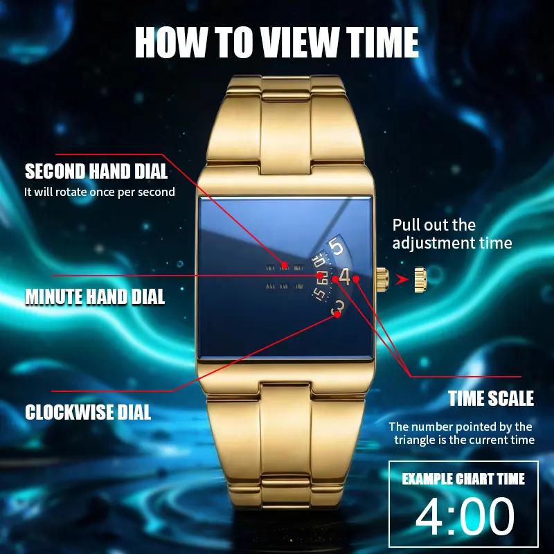 🔥 Elegante Business-Herrenuhr im quadratischen Design – wasserdicht und kratzfest
