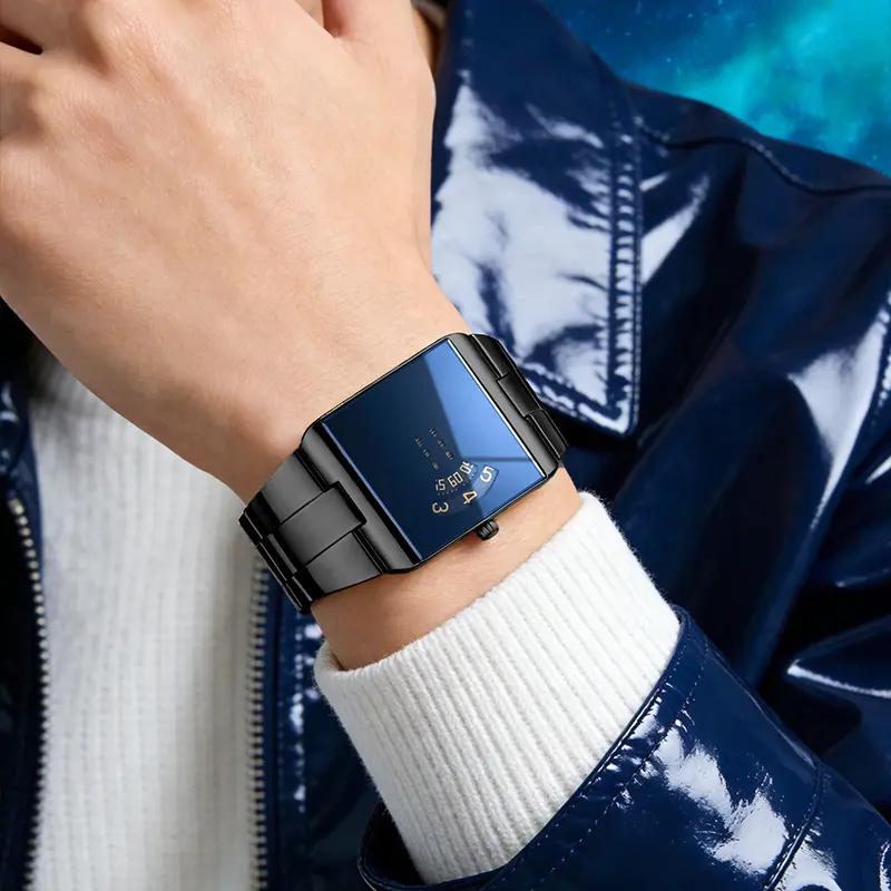 🔥 Elegante Business-Herrenuhr im quadratischen Design – wasserdicht und kratzfest