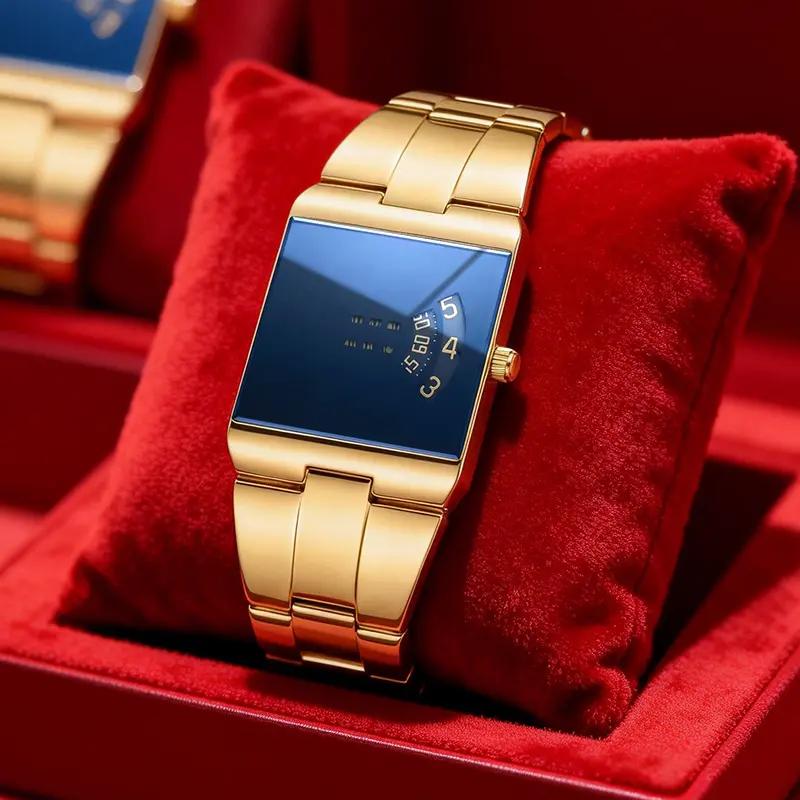 🔥 Elegante Business-Herrenuhr im quadratischen Design – wasserdicht und kratzfest