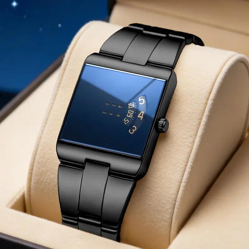 🔥 Elegante Business-Herrenuhr im quadratischen Design – wasserdicht und kratzfest