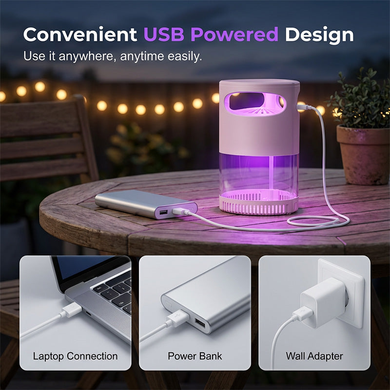 🌙🦟 UV-Mückenvernichtungslampe – leise, USB-betrieb, ohne Chemikalien. Über 50.000 verkaufte Exemplare! 🔇