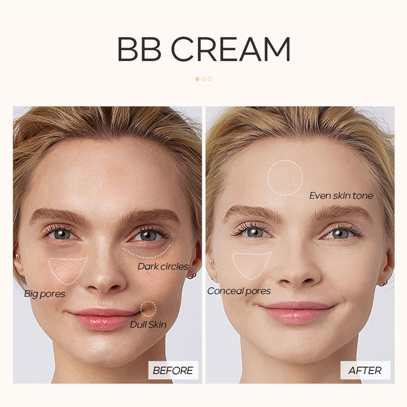 Tragbare feuchtigkeitsspendende und deckende BB-Creme
