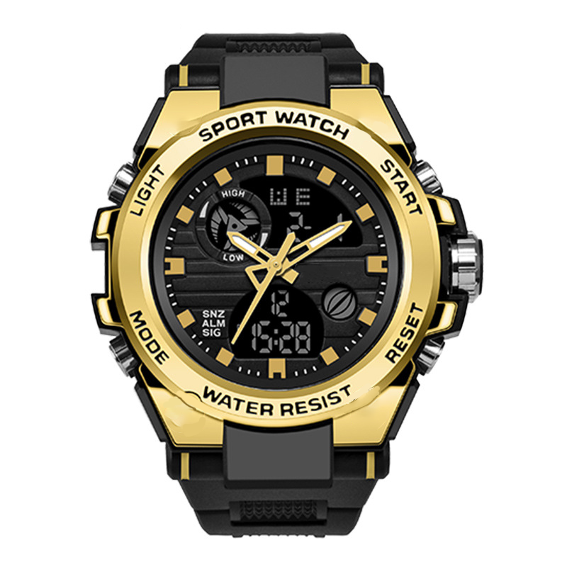 🔥 Wasserdichte, leuchtende Outdoor-Sport-Digitaluhr für Herren mit zwei Displays